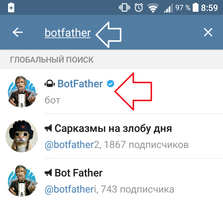 Botfather telegram